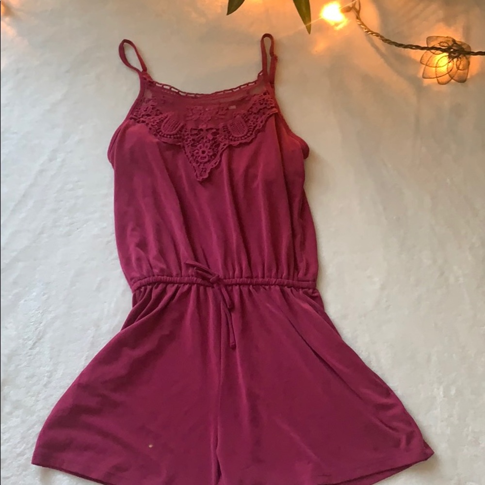 Maroon romper